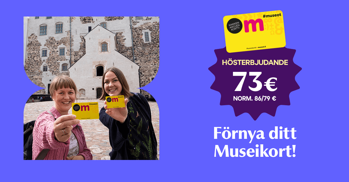 Hösterbjudande: förläng ditt Museikort nu for bara 73 €